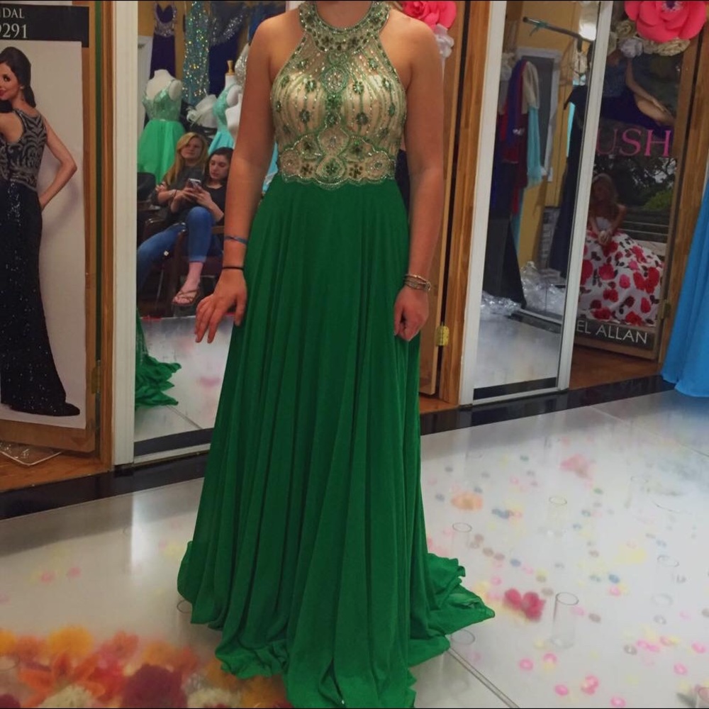 Green prom dress